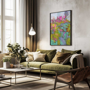 Tablou înramat „Whimsical Garden Dreams” de Dorothy Fagan