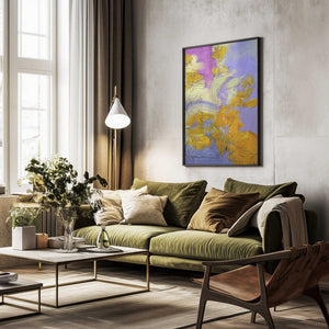 Tablou înramat „Golden Blossom Glow” de Dorothy Fagan