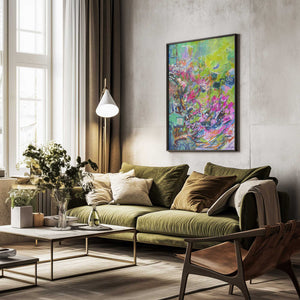 Tablou înramat „Blooming Dreamscape” de Dorothy Fagan