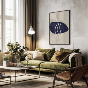 Tablou înramat „Scandi Abstract 2” de Anne-Marie Volfova