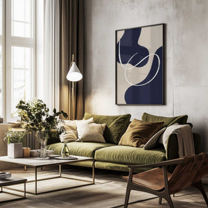 Tablou înramat „Scandi Abstract 3” de Anne-Marie Volfova