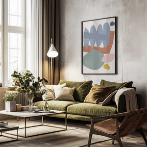 Tablou înramat „Collage Pastel II” de Orara Studio