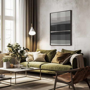 Tablou înramat „Modern Black and White” de Orara Studio