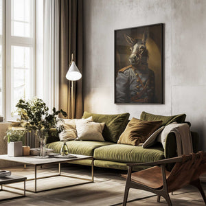 Tablou înramat „Donkey In Costume 3” de Bilge Paksoylu