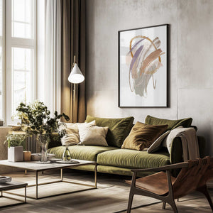 Tablou înramat „Cool Shapes 2” de Sally Ann Moss
