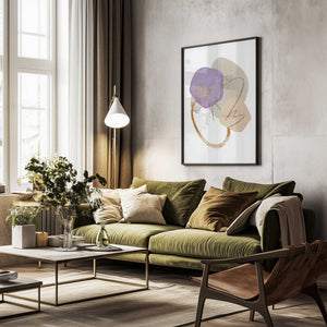 Tablou înramat „Cool Shapes 3” de Sally Ann Moss
