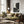 Tablou înramat „Black Abstract With Texture” de Little Dean
