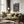 Tablou înramat „Abstract Black Portrait Pair” de Little Dean