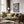 Tablou înramat „Textured Line and Color” de Little Dean