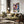 Tablou înramat „Shapes with Dynamic Brushstrokes” de Little Dean
