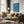 Tablou înramat „Large Abstract Cut Out In Blue” de Little Dean