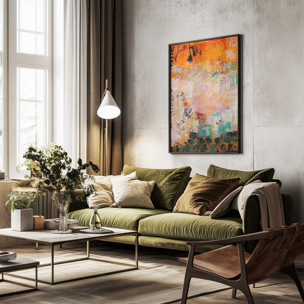 Tablou înramat „Vibrant Whirl” de Dorothy Fagan