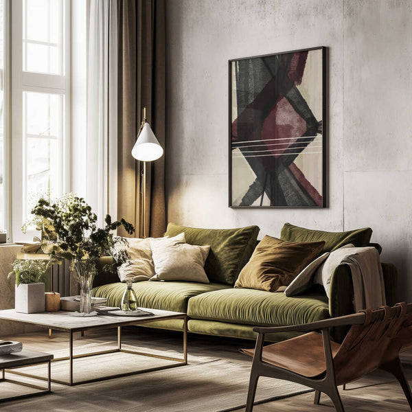 Tablou înramat „Movement III” de Gemma Bardot