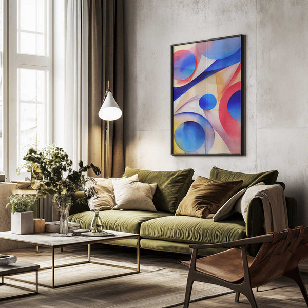 Tablou înramat „Nature Inspired Abstract Watercolor  (Day 10)” de Mauro