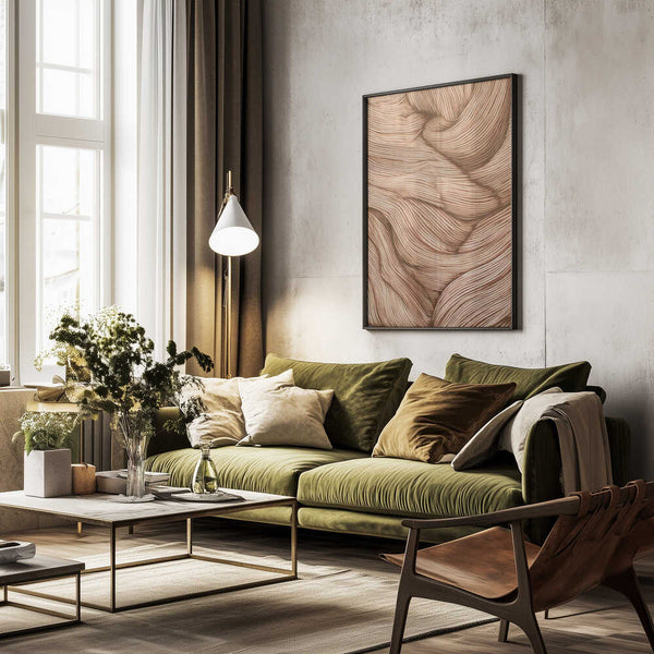 Tablou înramat „Nature line III” de Alma