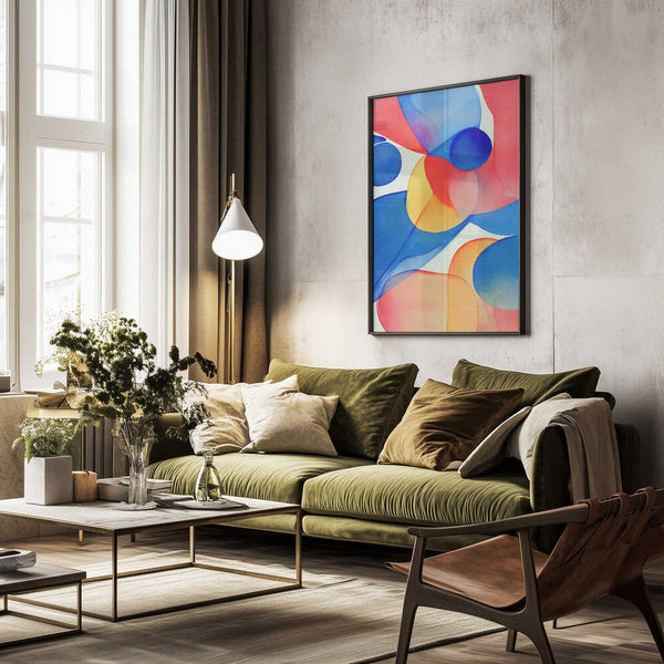 Tablou înramat „Nature Inspired Abstract Watercolor  (Day 59)” de Mauro