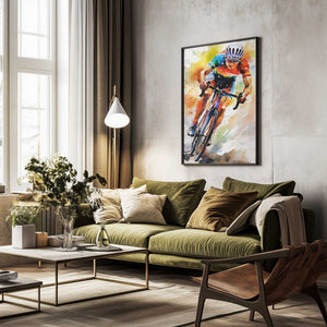 Tablou înramat „Sport Cycler 1” de Justyna Jaszke