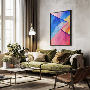 Tablou înramat „Nature Inspired Abstract Watercolor  (Day 72)” de Mauro