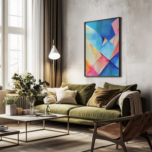 Tablou înramat „Nature Inspired Abstract Watercolor  (Day 91)” de Mauro