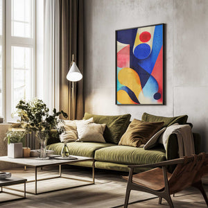 Tablou înramat „Nature Inspired Abstract Watercolor  (Day 93)” de Mauro