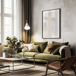 Tablou înramat „Textured Layers” de THE MIUUS STUDIO