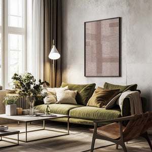 Tablou înramat „Textured Geometry” de THE MIUUS STUDIO