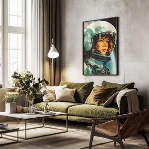 Tablou înramat „Astronaut Poster 1” de Taudalpoi