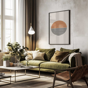 Tablou înramat „Striped Horizon” de THE MIUUS STUDIO