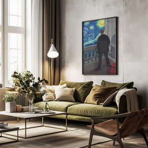 Tablou înramat „Starry Night View” de Dikhotomy