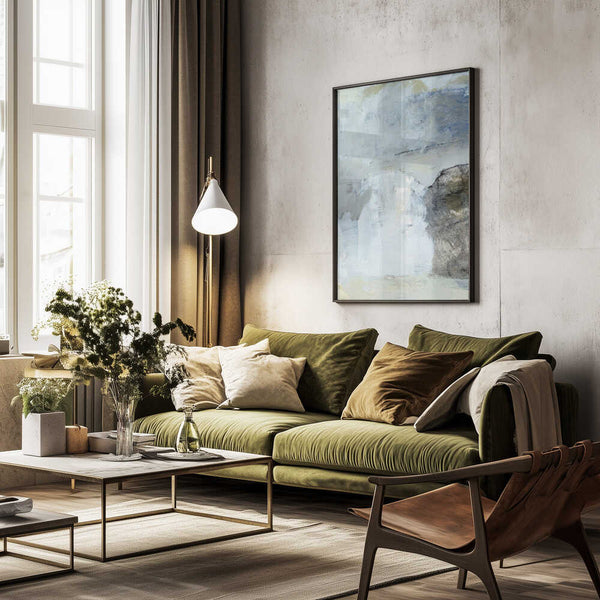 Tablou înramat „Blue” de Dan Hobday