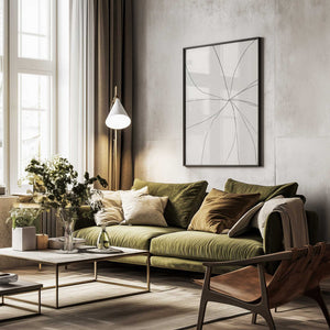 Tablou înramat „Cracked Symmetry” de uplusmestudio