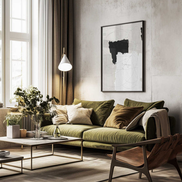 Tablou înramat „Chaotic Harmony” de THE MIUUS STUDIO