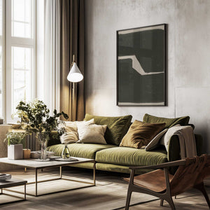 Tablou înramat „Abstract Contrast” de THE MIUUS STUDIO