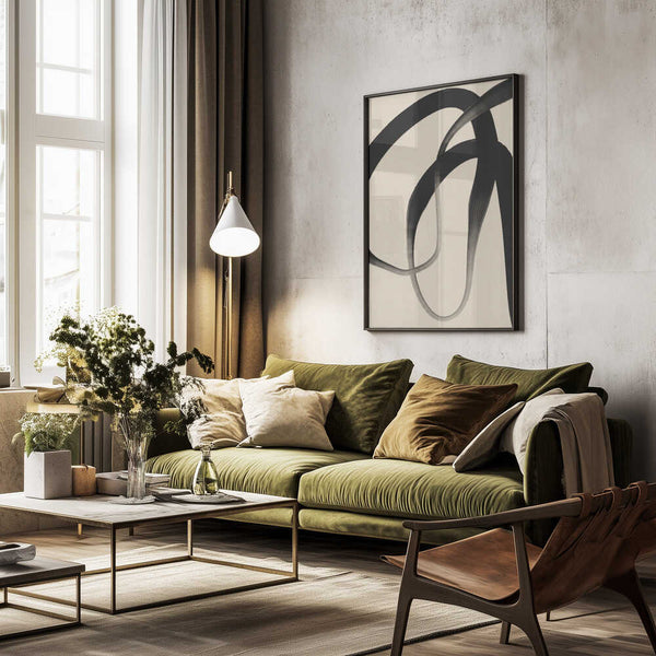 Tablou înramat „Flowing Elegance” de Treechild