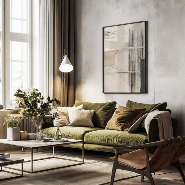 Tablou înramat „Paper Abstract” de Dan Hobday