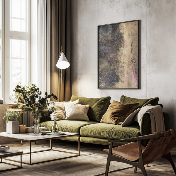 Tablou înramat „Veined Azure” de Anete Purina-Purite