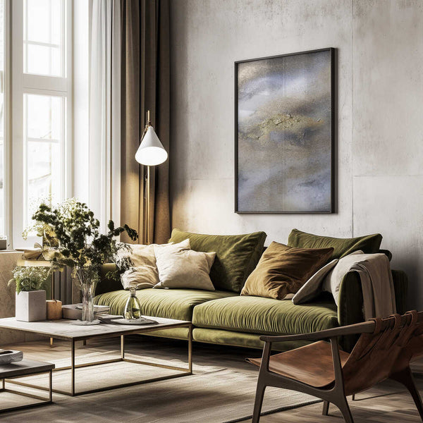 Tablou înramat „Textured Calm” de Anete Purina-Purite