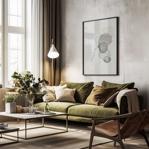 Tablou înramat „Organic shapes in boho style” de Imaginative