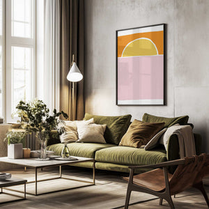 Tablou înramat „Pandc Sunset Copy” de Jenny Liz Rome