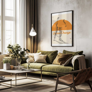 Tablou înramat „Sunset Orange” de Jenny Liz Rome