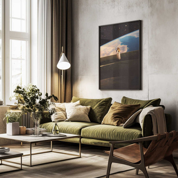 Tablou înramat „Cosmic Love” de Taudalpoi