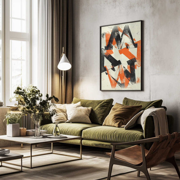 Tablou înramat „Bold Chaos” de Petr Strnad