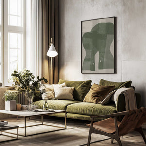 Tablou înramat „Muted Silhouettes” de THE MIUUS STUDIO