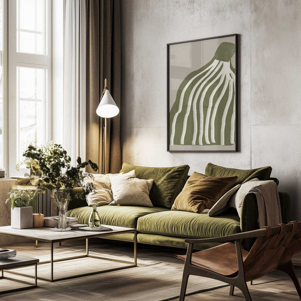 Tablou înramat „Modern Flower” de THE MIUUS STUDIO