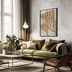 Tablou înramat „Modern Flowers” de THE MIUUS STUDIO