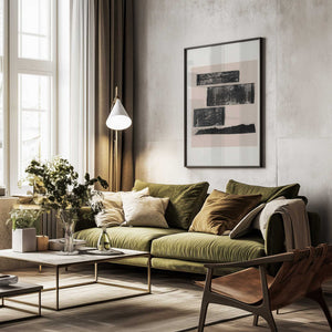 Tablou înramat „Textured Layers” de THE MIUUS STUDIO
