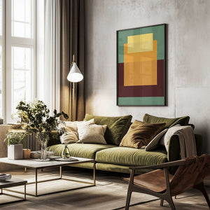 Tablou înramat „Colorful overlay 15” de Vitor Costa