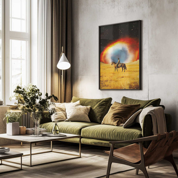 Tablou înramat „Nebula Cowboy” de Taudalpoi