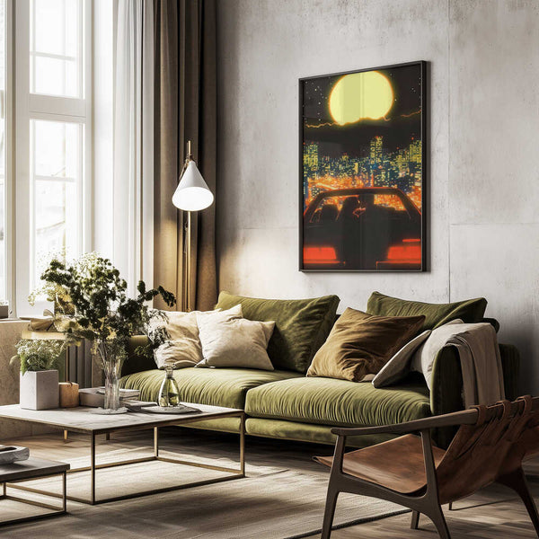 Tablou înramat „Love Over Japan” de Taudalpoi