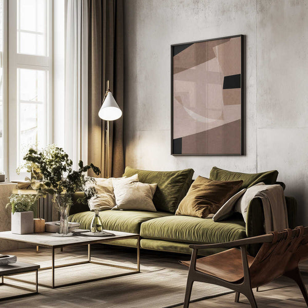 Tablou înramat „Collage Abstract” de Dan Hobday